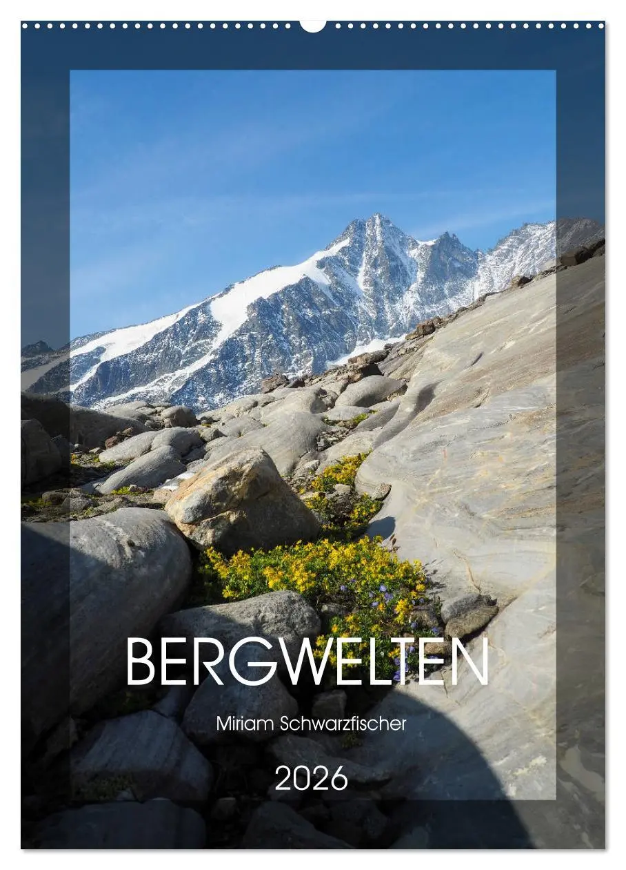Cover: 9783516392302 | Bergwelten Wandkalender (Wandkalender 2026 DIN A2 hoch), CALVENDO...