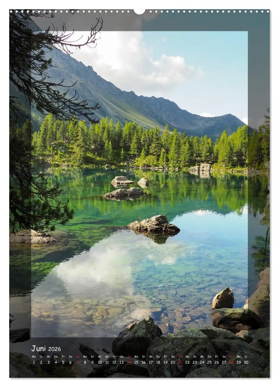 Bild: 9783516392302 | Bergwelten Wandkalender (Wandkalender 2026 DIN A2 hoch), CALVENDO...