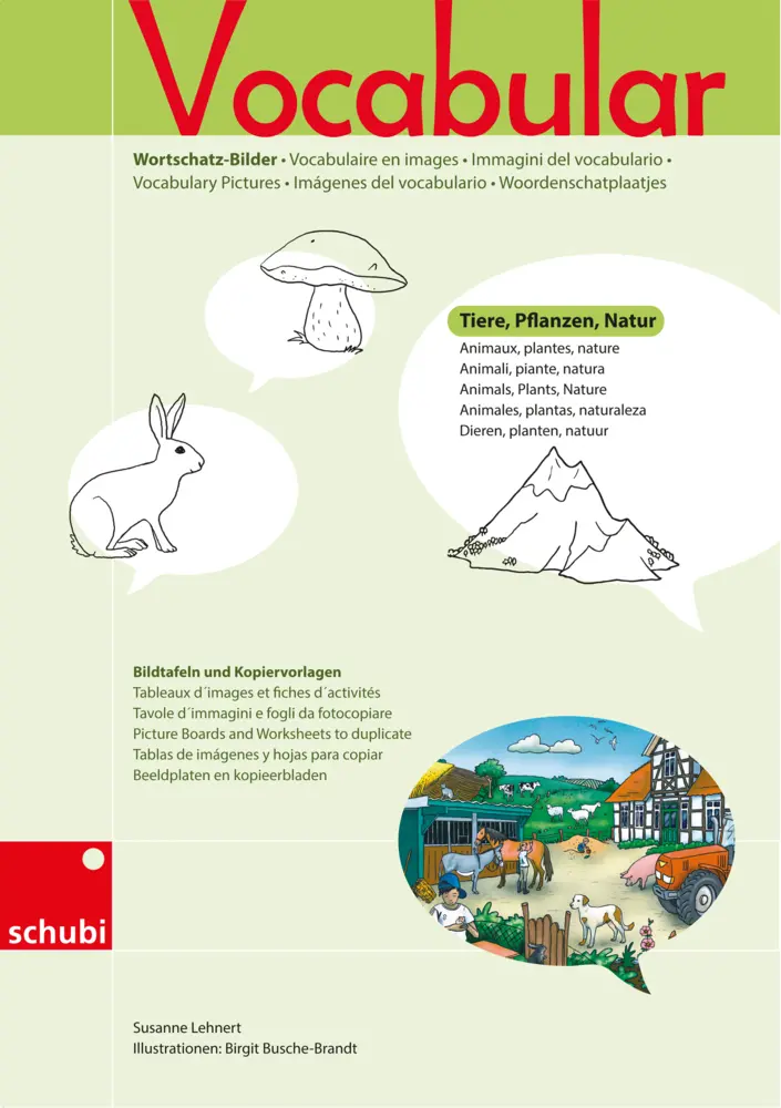 Cover: 9783867232302 | Vocabular | Kopiervorlagen Tiere, Pflanzen, Natur | Susanne Lehnert