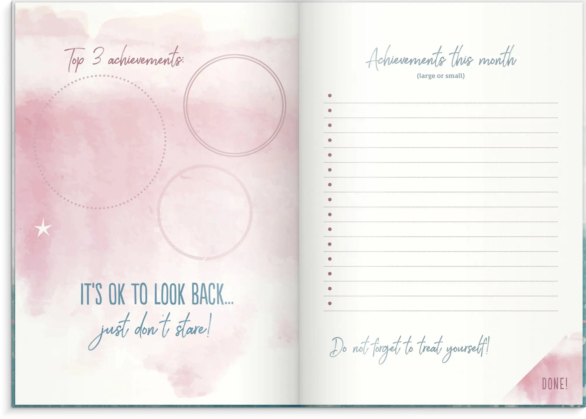 Bild: 7392620742402 | Burde This is my year | Terminplaner Undatiert mit Verschlussgummi