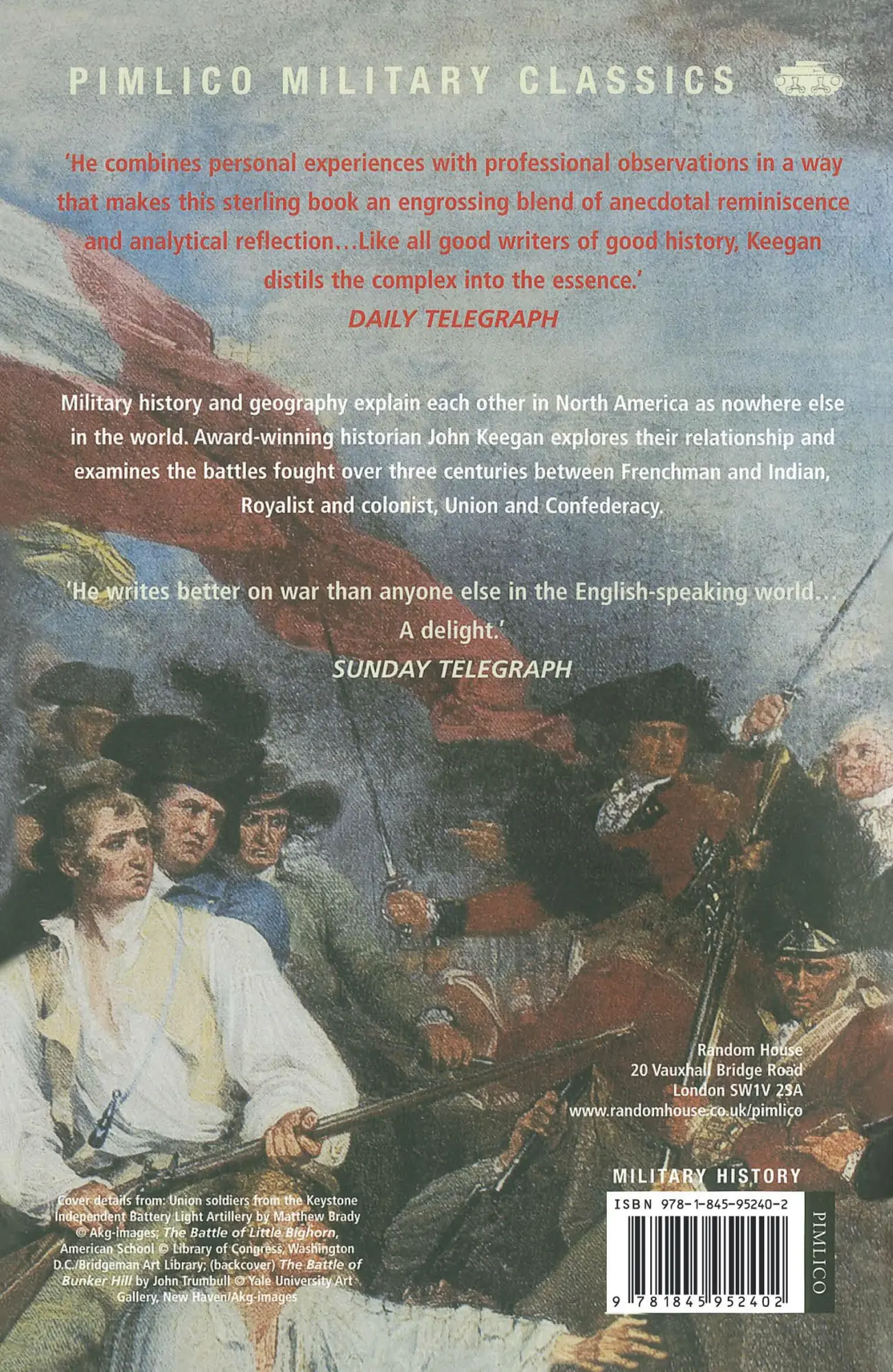 Rückseite: 9781845952402 | Warpaths | John Keegan | Taschenbuch | Englisch | 2017 | Pimlico