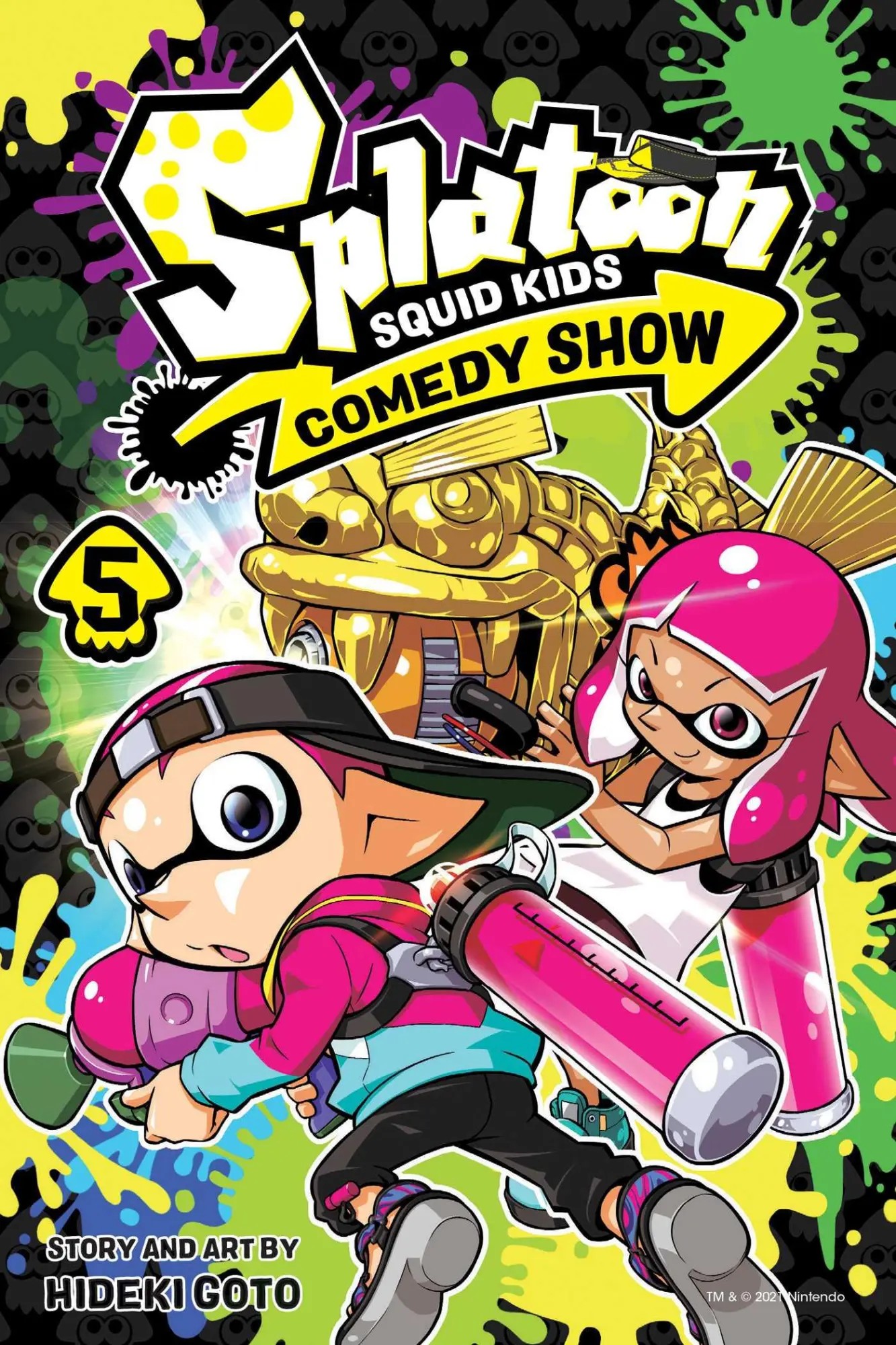 Cover: 9781974722402 | Splatoon: Squid Kids Comedy Show, Vol. 5 | Hideki Goto | Taschenbuch