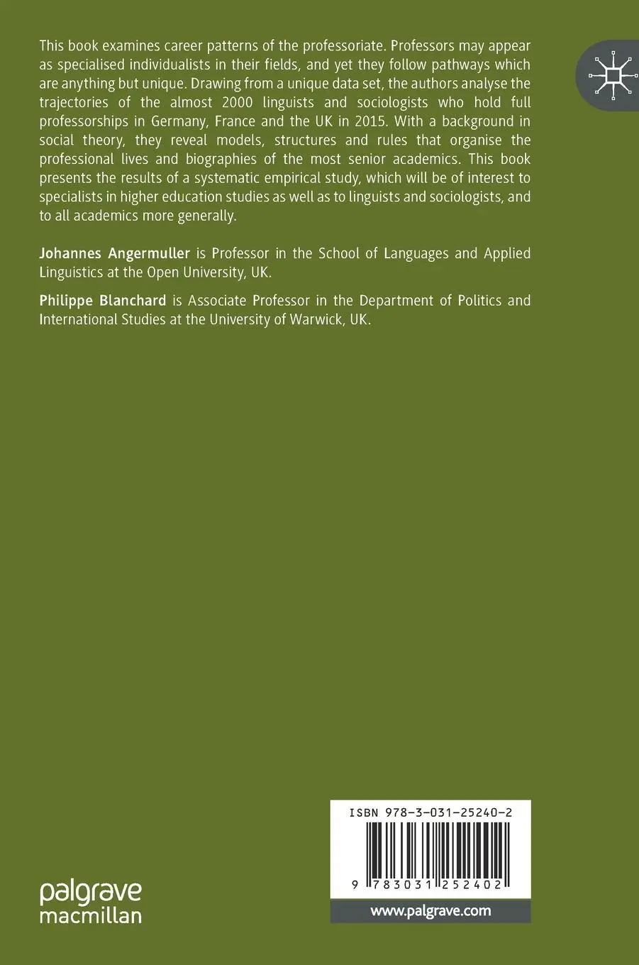 Rückseite: 9783031252402 | Careers of the Professoriate | Philippe Blanchard (u. a.) | Buch | xi