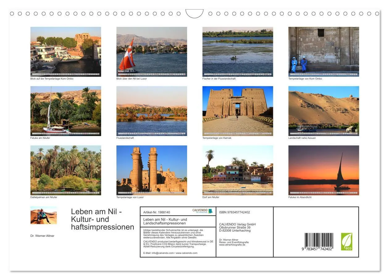 Bild: 9783457742402 | Leben am Nil - Kultur- und Landschaftsimpressionen (Wandkalender...