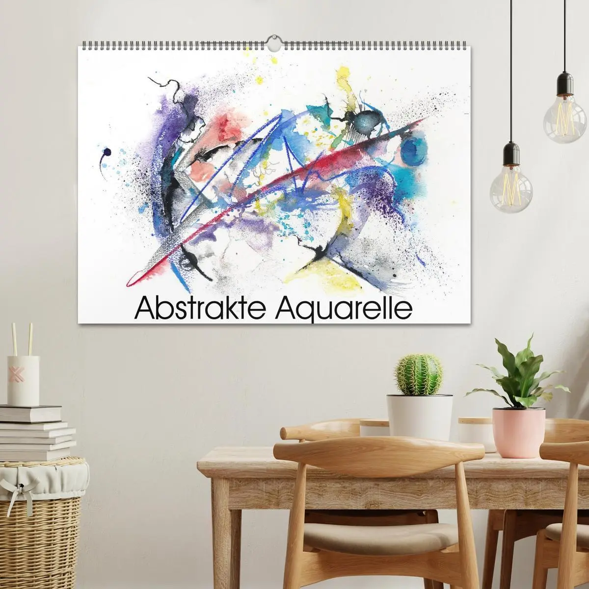 Bild: 9783516072402 | Abstrakte Aquarelle (Wandkalender 2026 DIN A2 quer), CALVENDO...