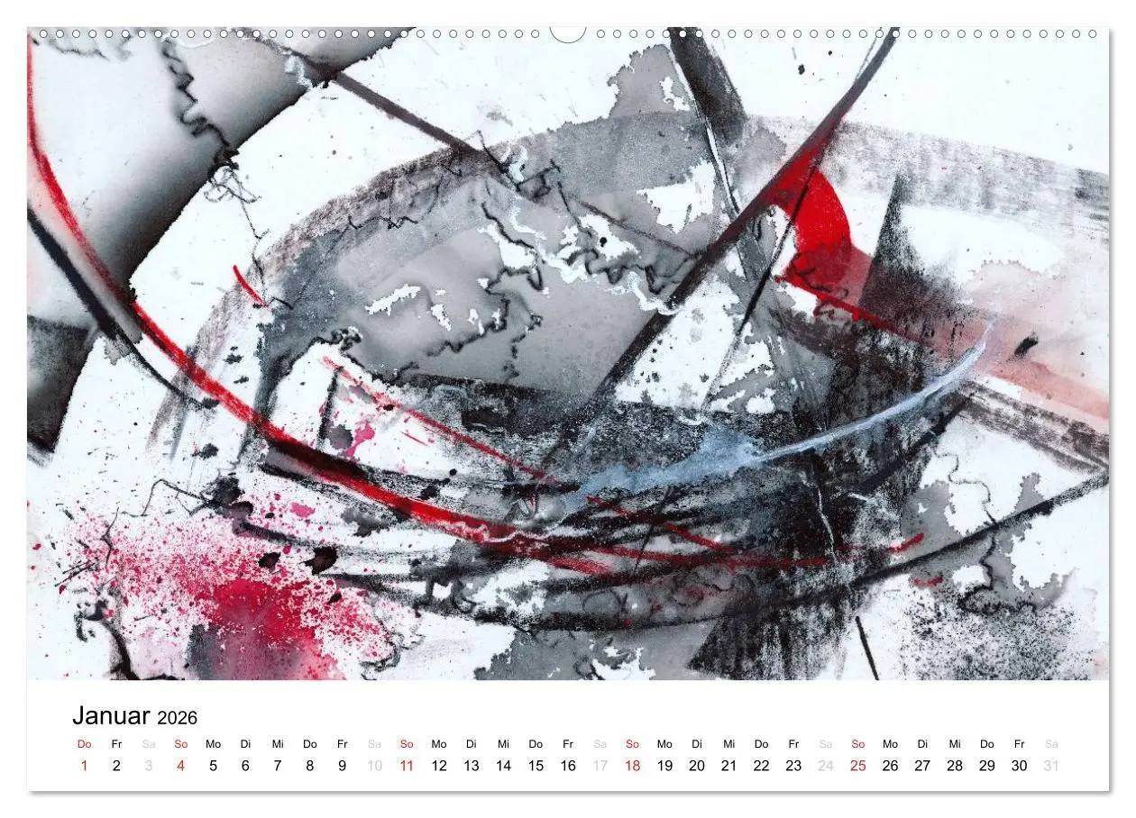 Bild: 9783516072402 | Abstrakte Aquarelle (Wandkalender 2026 DIN A2 quer), CALVENDO...