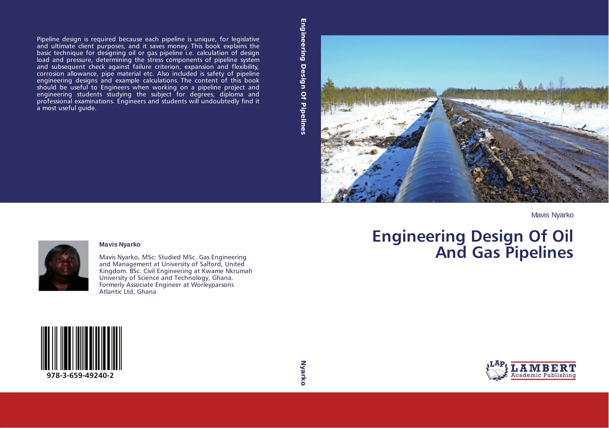 Cover: 9783659492402 | Engineering Design Of Oil And Gas Pipelines | Mavis Nyarko | Buch