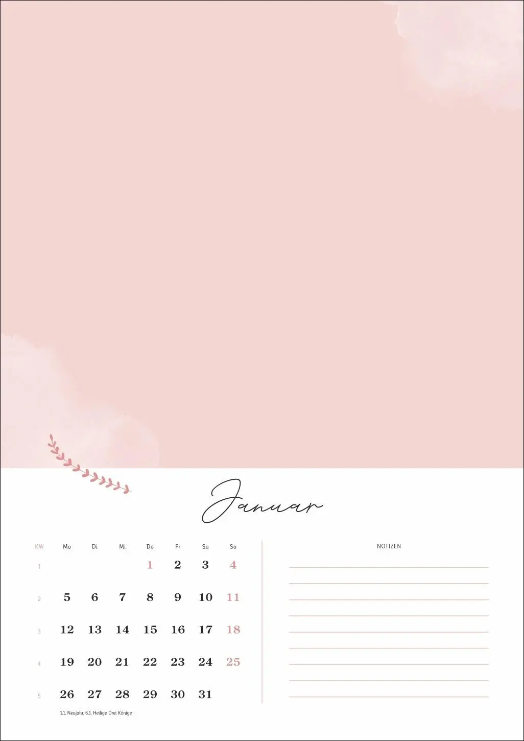 Bild: 9783756412402 | Kreativkalender Glücksmomente A4 2026 | Kalender | Spiralbindung