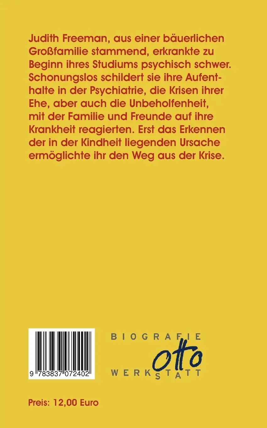 Rückseite: 9783837072402 | Dank Therapie an Leben gewonnen | Judith Freeman | Taschenbuch | 2013