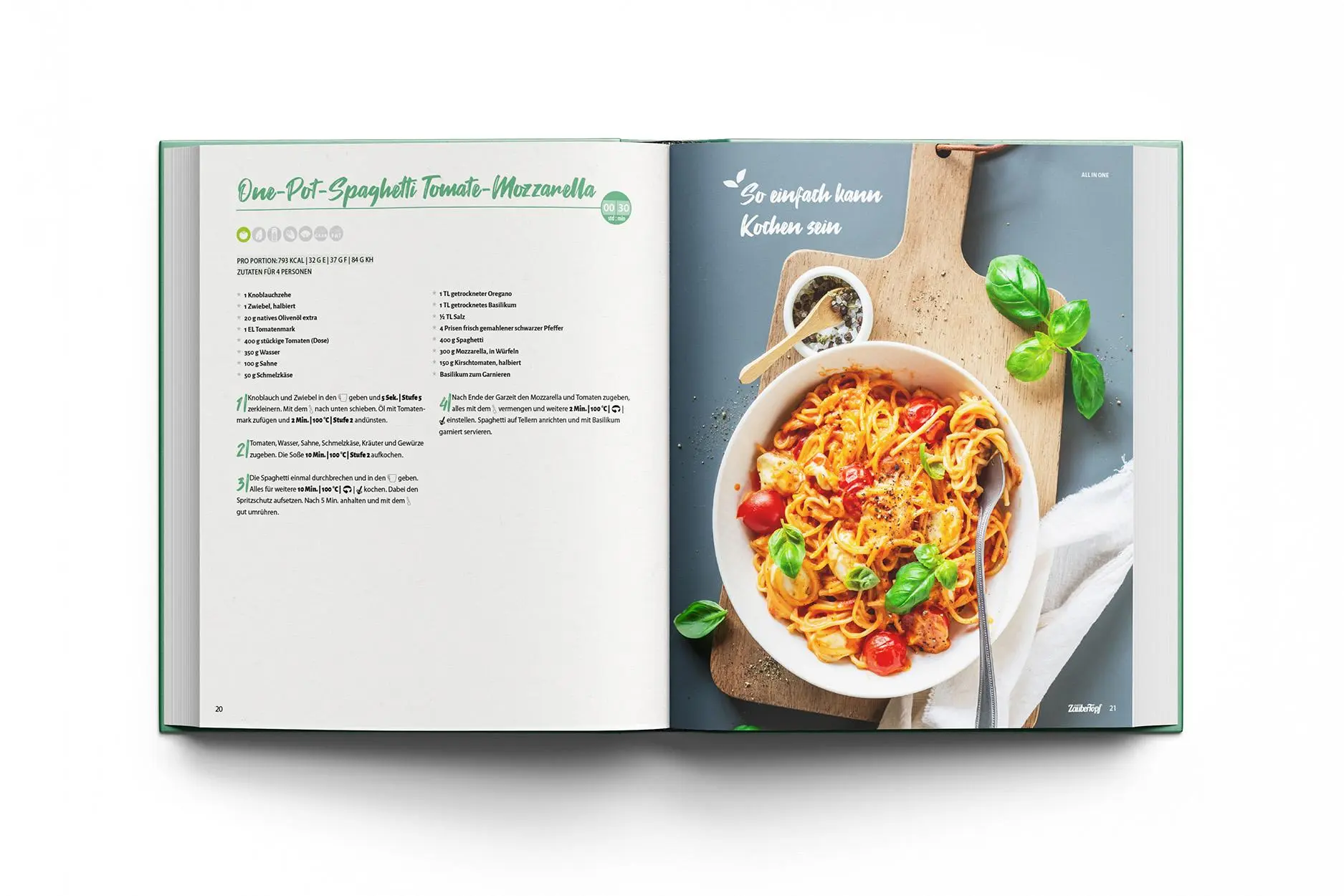 Bild: 9783964172402 | mein ZauberTopf mixt! Basis-Kochbuch Vegetarisch | Buch | 260 S.