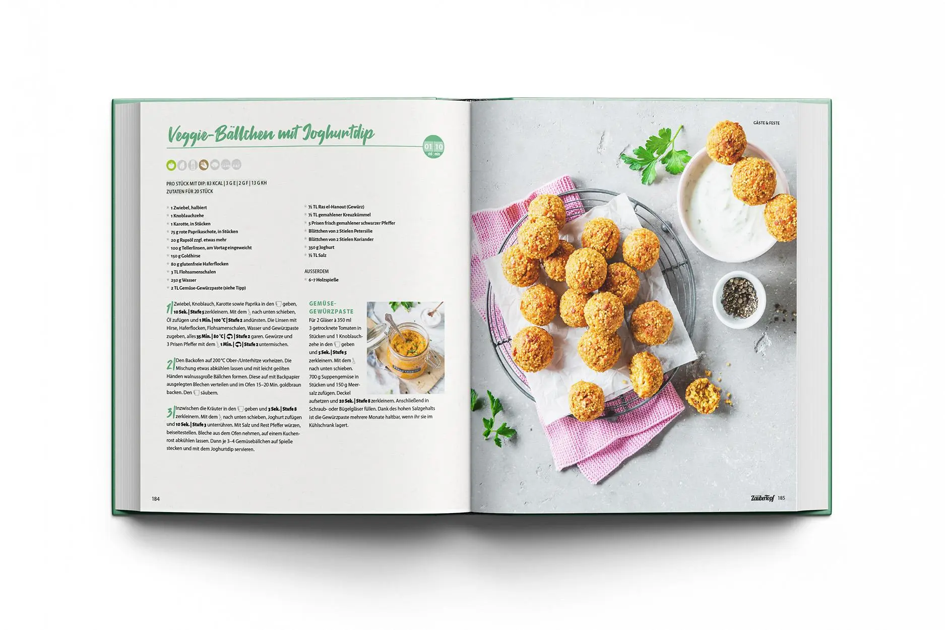 Bild: 9783964172402 | mein ZauberTopf mixt! Basis-Kochbuch Vegetarisch | Buch | 260 S.