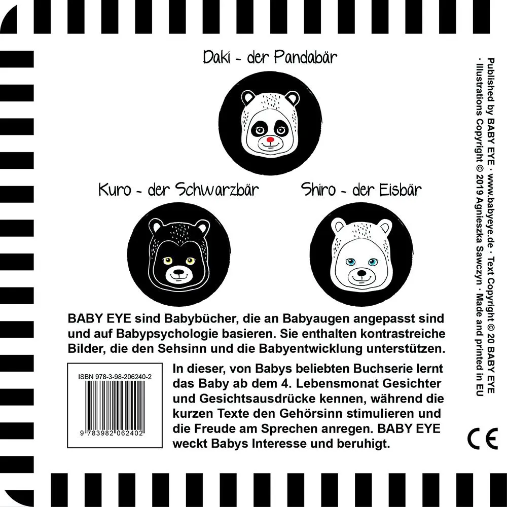 Rückseite: 9783982062402 | Daki - der Pandabär | Agnieszka Sawczyn | Buch | 10 S. | Deutsch