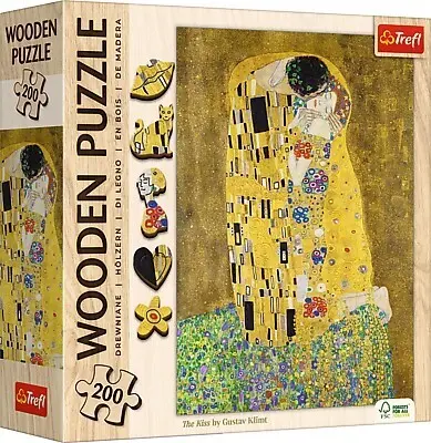 Cover: 5900511202502 | Holz Puzzle 200 - Die Große Welle in Kanagawa / Hokusai Katsushika