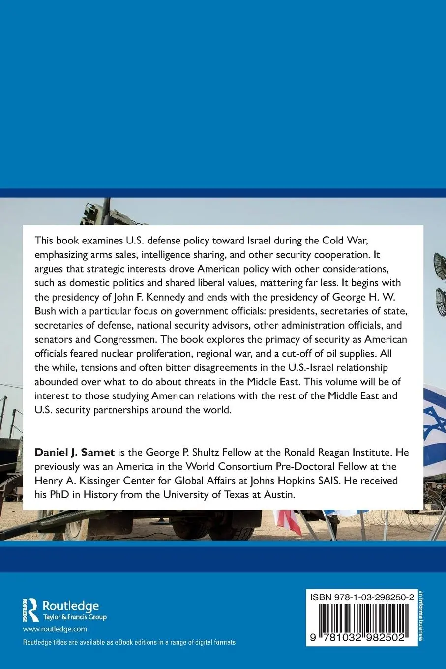 Rückseite: 9781032982502 | U.S. Defense Policy toward Israel | A Cold War History | Samet | Buch