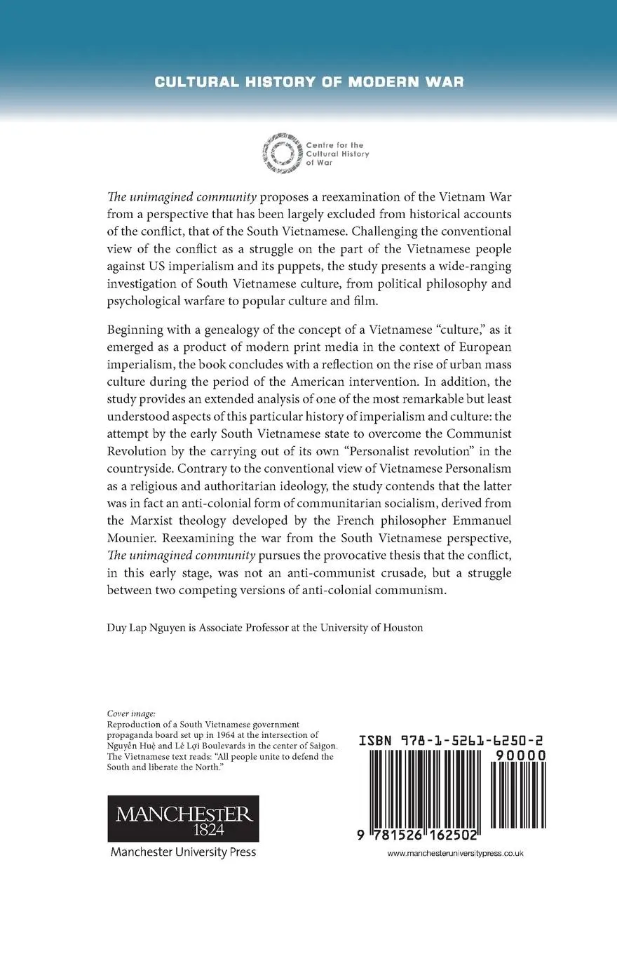 Rückseite: 9781526162502 | The unimagined community | Imperialism and culture in South Vietnam