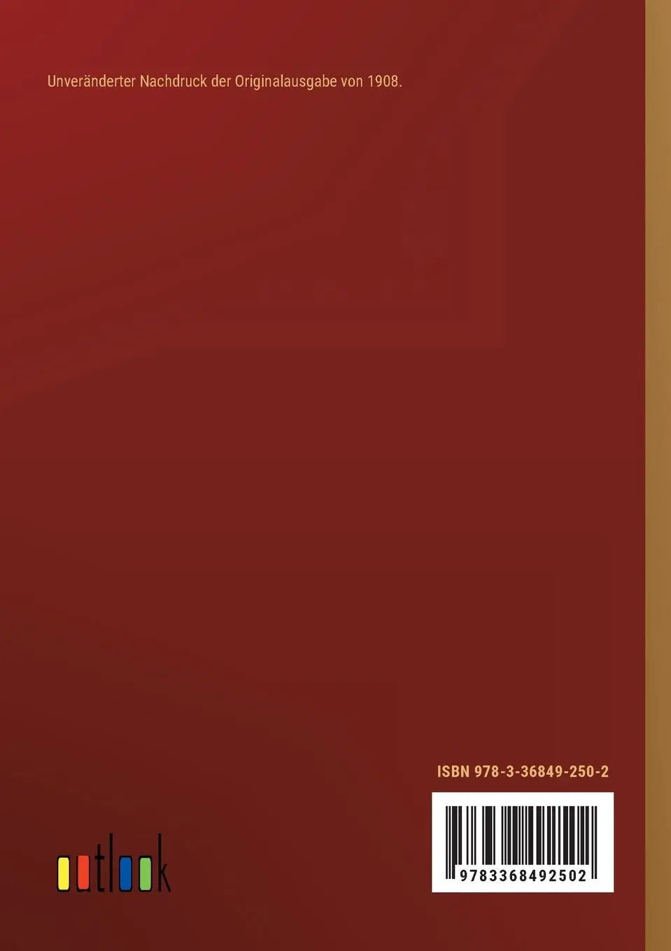 Rückseite: 9783368492502 | Über David Friedrich Strauss | Kuno Fischer | Taschenbuch | Paperback