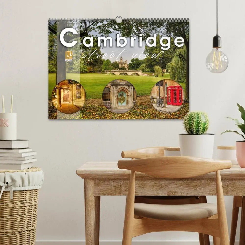 Bild: 9783435402502 | Cambridge street view (Wandkalender 2025 DIN A3 quer), CALVENDO...