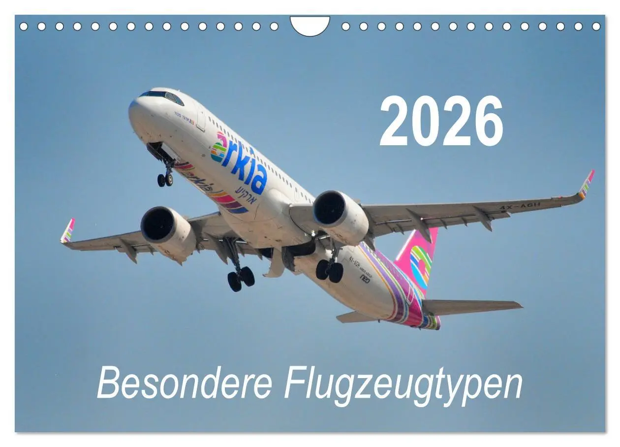 Cover: 9783457662502 | Besondere Flugzeugtypen (Wandkalender 2026 DIN A4 quer), CALVENDO...