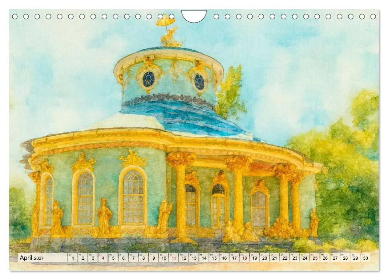 Bild: 9783516752502 | Potsdam - Historische Ansichten im Aquarellstil (Wandkalender 2027...