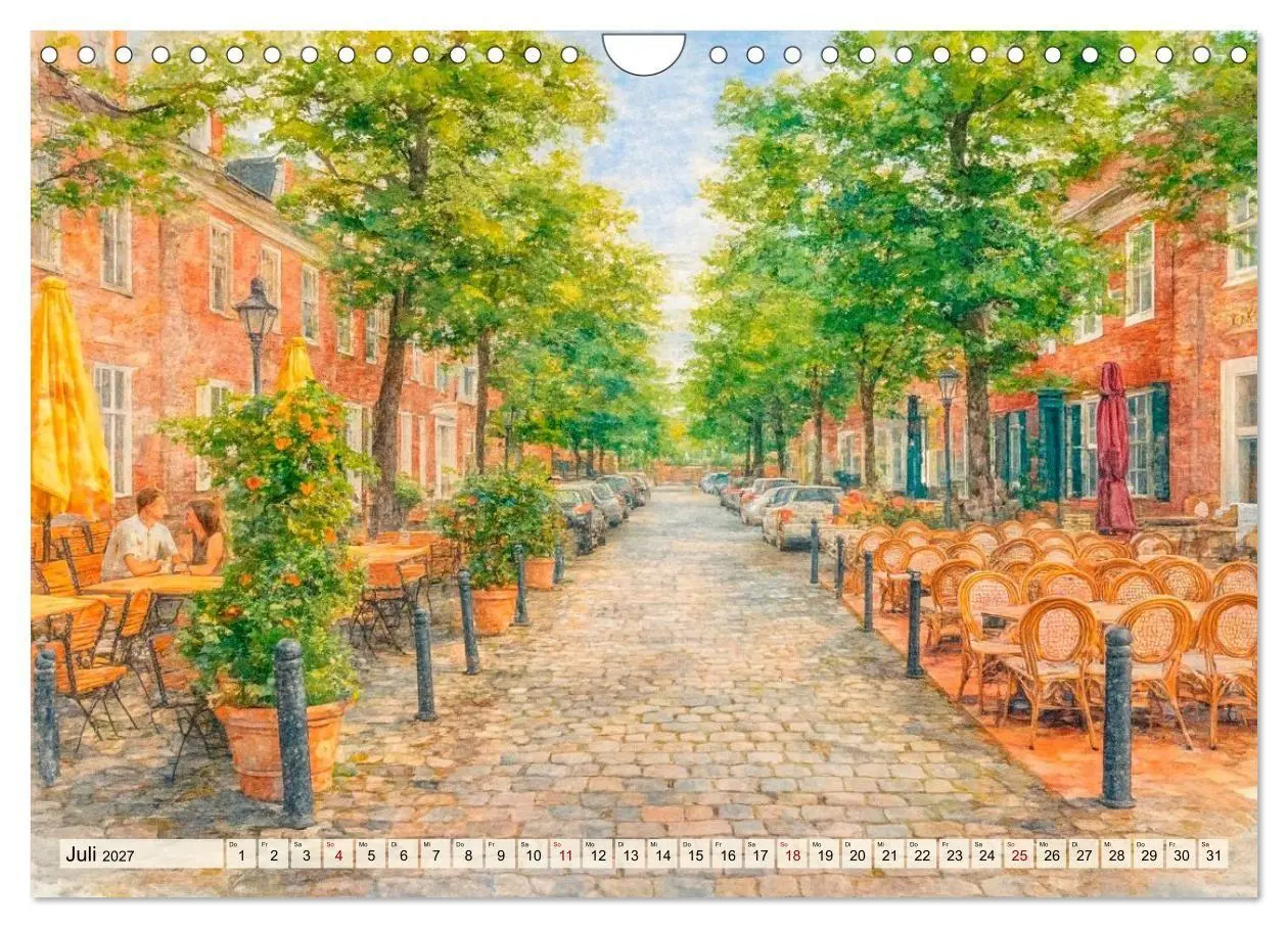 Bild: 9783516752502 | Potsdam - Historische Ansichten im Aquarellstil (Wandkalender 2027...