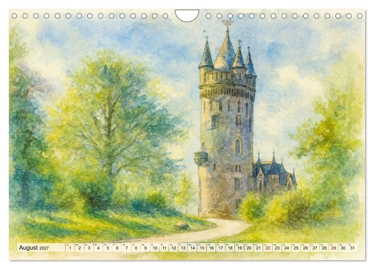 Bild: 9783516752502 | Potsdam - Historische Ansichten im Aquarellstil (Wandkalender 2027...