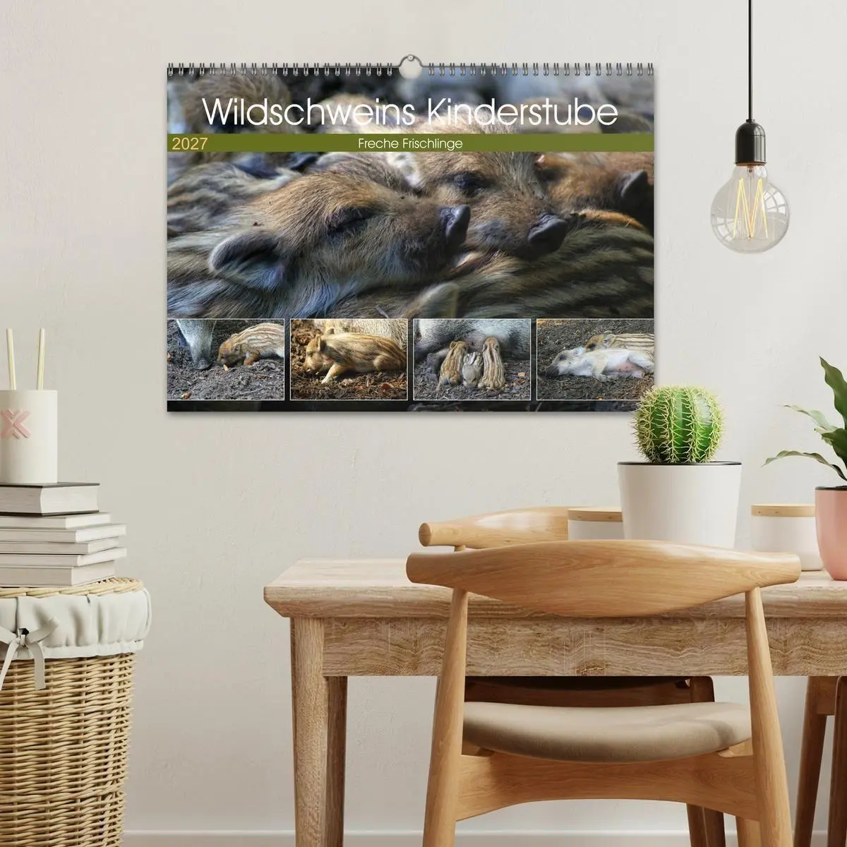 Bild: 9783569842502 | Wildschweins Kinderstube - Freche Frischlinge (Wandkalender 2027...