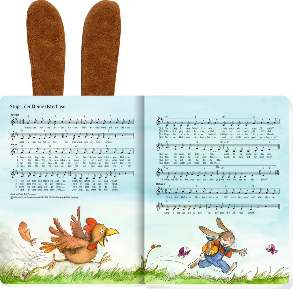 Bild: 9783649652502 | Stups, der kleine Osterhase (mit Plüschohren) | Rolf Zuckowski | Buch