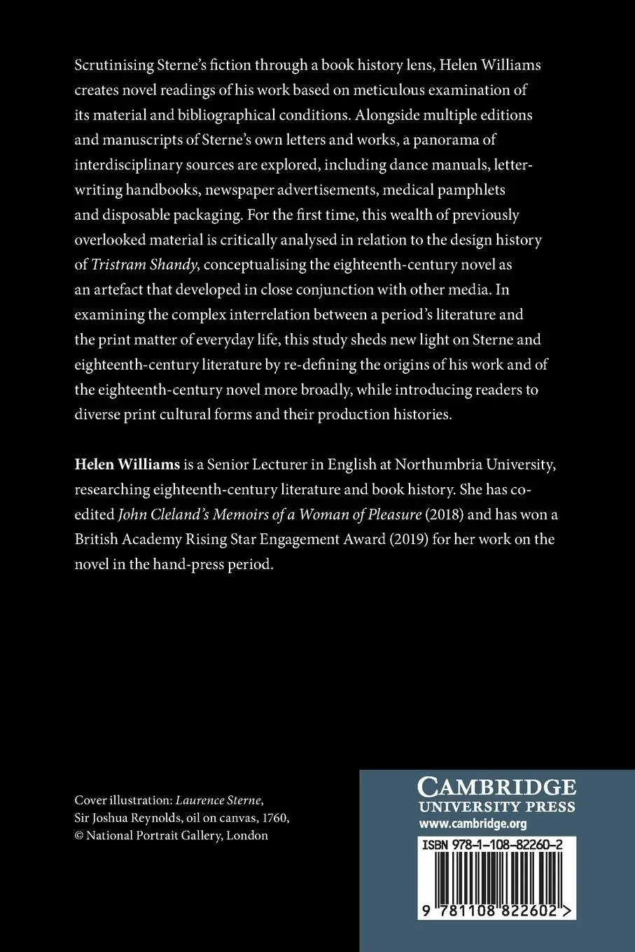 Rückseite: 9781108822602 | Laurence Sterne and the Eighteenth-Century Book | Helen Williams