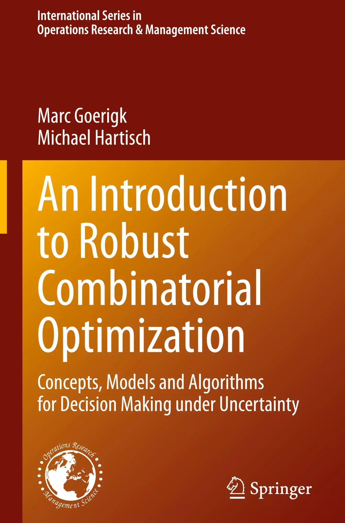 Cover: 9783031612602 | An Introduction to Robust Combinatorial Optimization | Buch | xii