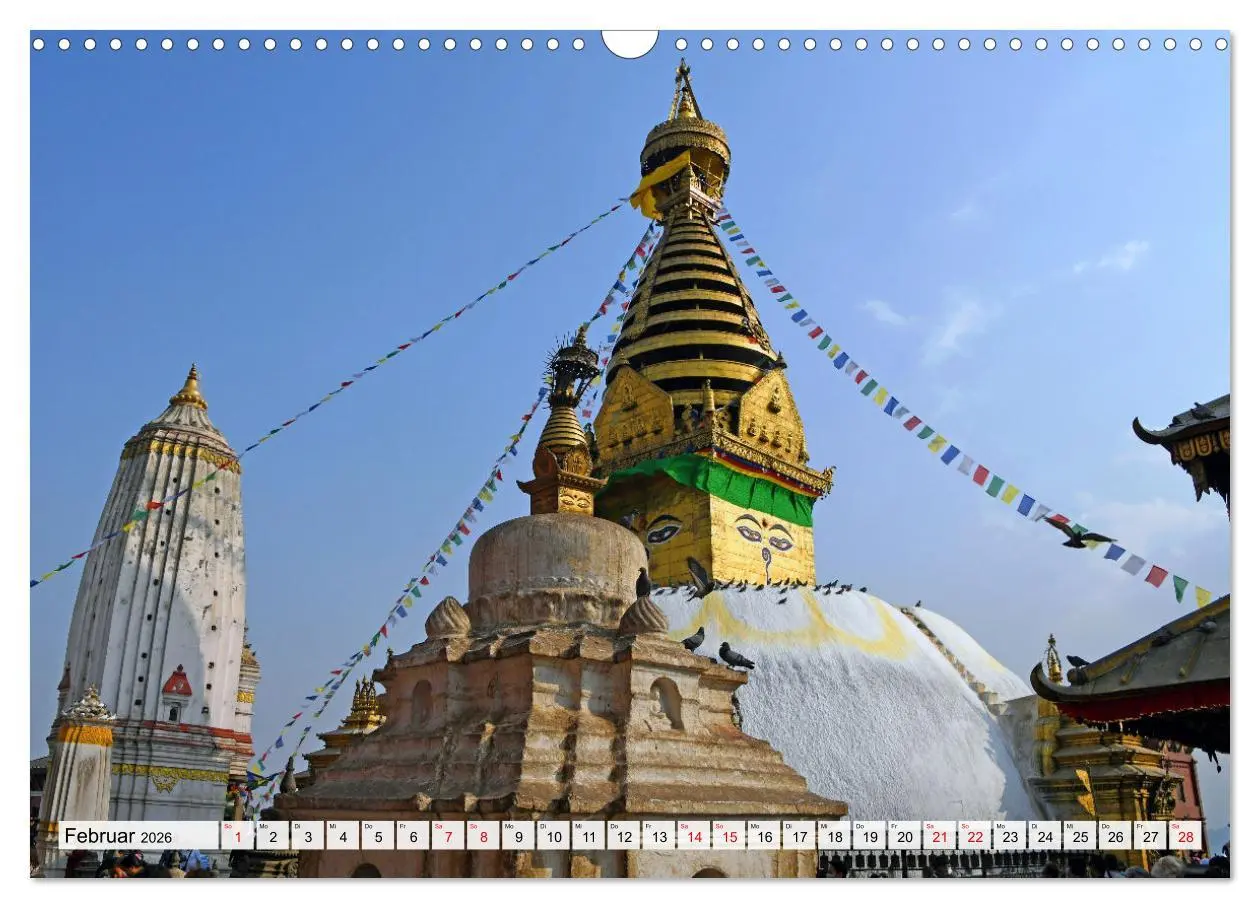 Bild: 9783457412602 | Einzigartiges NEPAL (Wandkalender 2026 DIN A3 quer), CALVENDO...