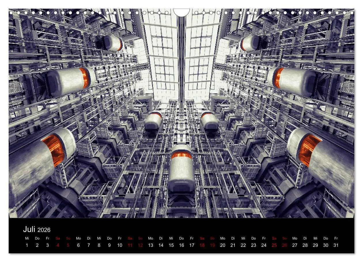 Bild: 9783457892602 | Welt der Aufzüge (Wandkalender 2026 DIN A3 quer), CALVENDO...