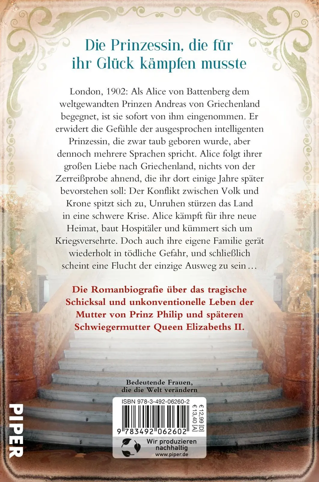 Rückseite: 9783492062602 | Die vergessene Prinzessin | Eva-Maria Bast | Taschenbuch | 400 S.
