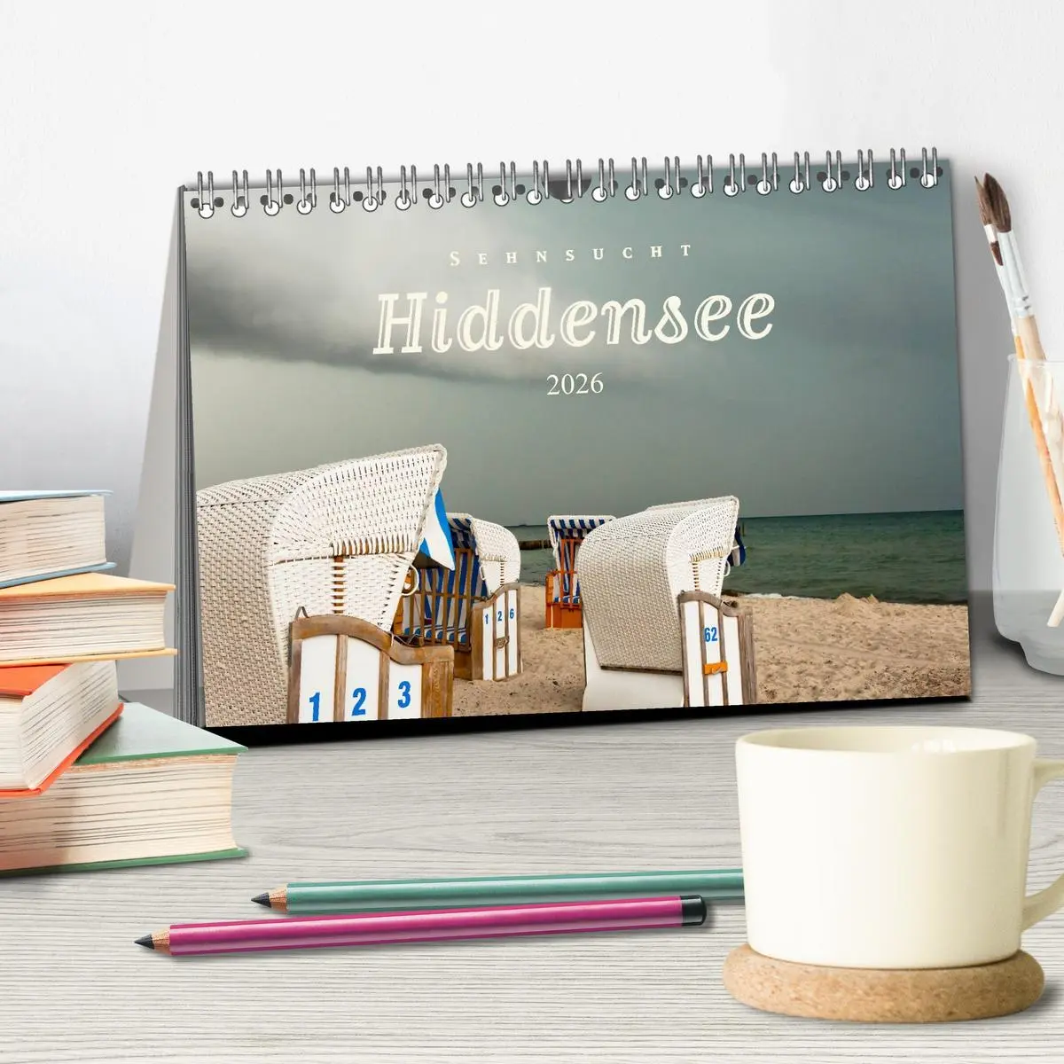 Bild: 9783516052602 | Sehnsucht Hiddensee 2026 (Tischkalender 2026 DIN A5 quer), CALVENDO...