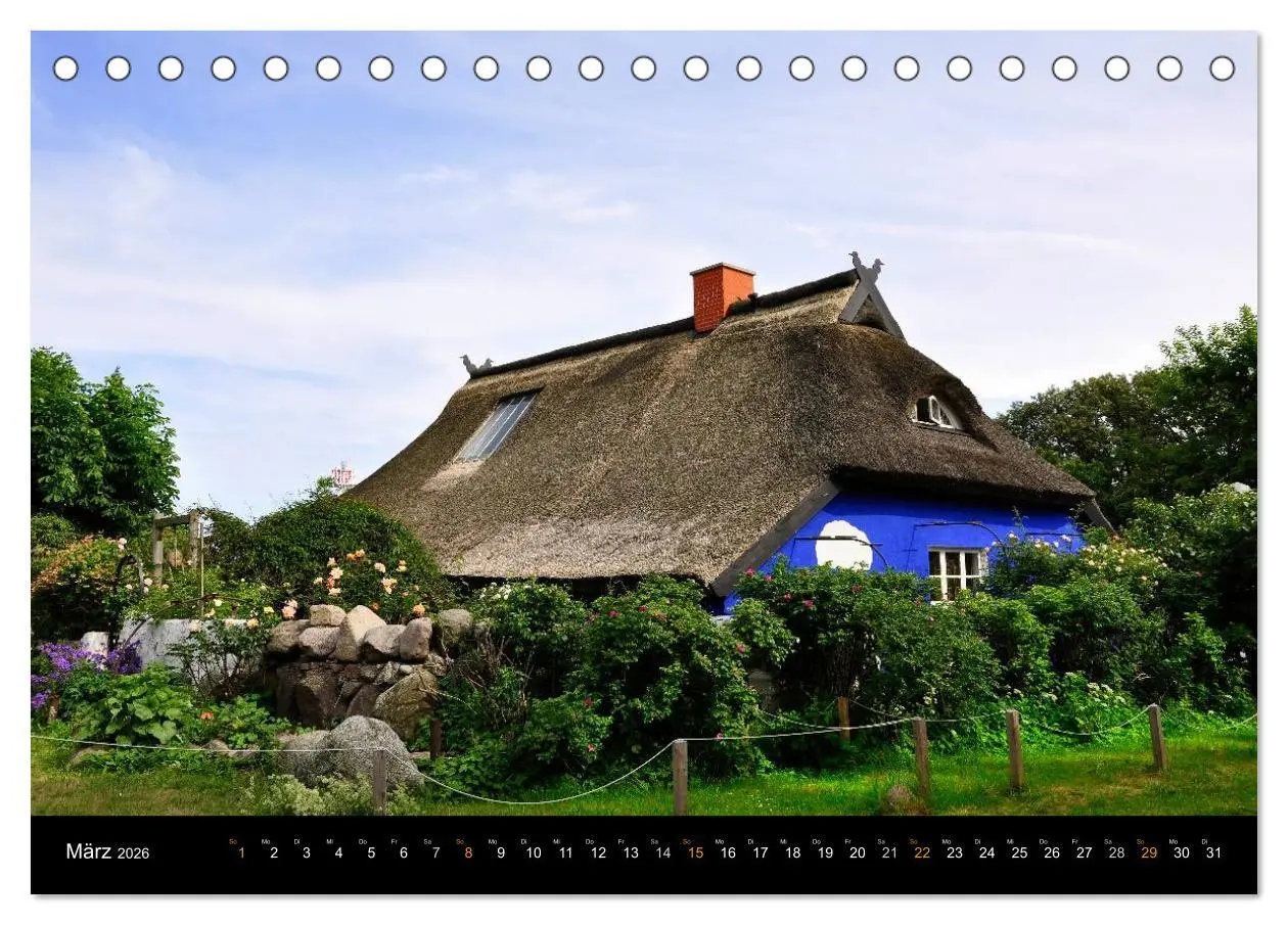 Bild: 9783516052602 | Sehnsucht Hiddensee 2026 (Tischkalender 2026 DIN A5 quer), CALVENDO...