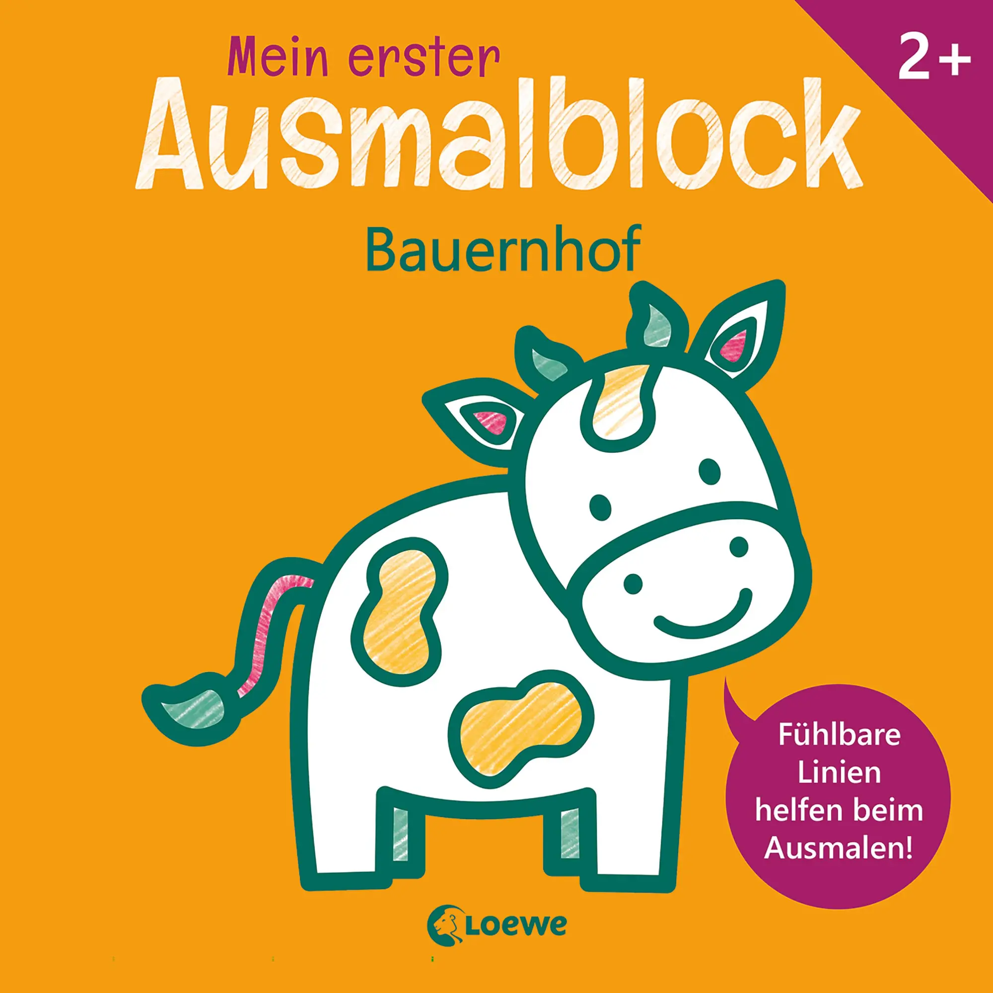 Cover: 9783743212602 | Mein erster Ausmalblock - Bauernhof | Loewe Kreativ | Taschenbuch