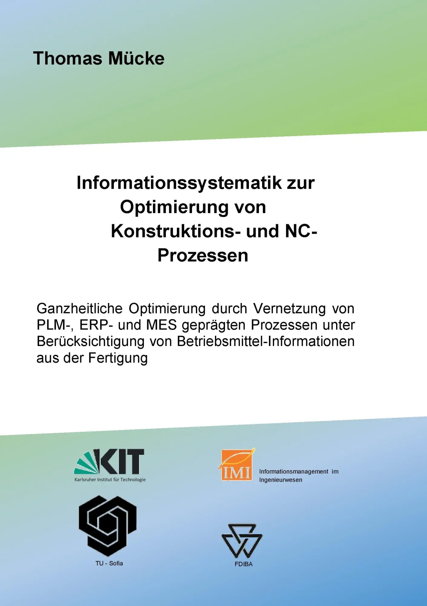 Cover: 9783744822602 | Informationssystematik zur Optimierung von Konstruktions- und...