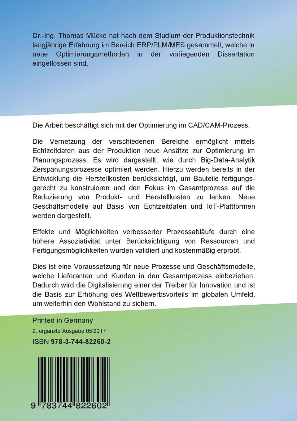Rückseite: 9783744822602 | Informationssystematik zur Optimierung von Konstruktions- und...