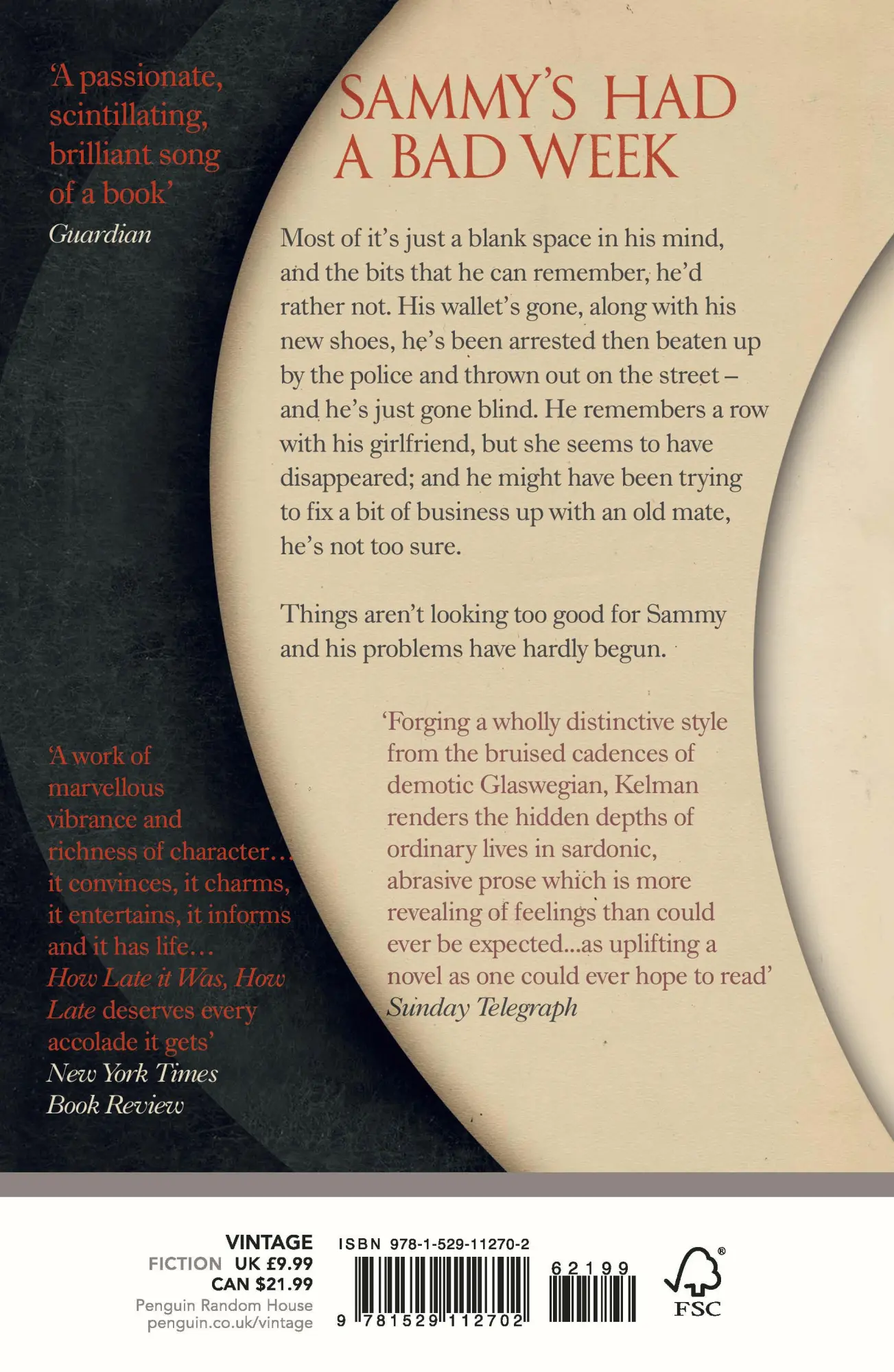 Cover: 9781529112702 | How Late It Was How Late | The classic BOOKER PRIZE winning novel