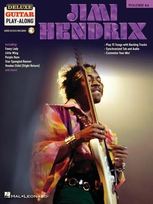 Cover: 9781540072702 | Jimi Hendrix | Deluxe Guitar Play-Along Volume 24 | Jimi Hendrix