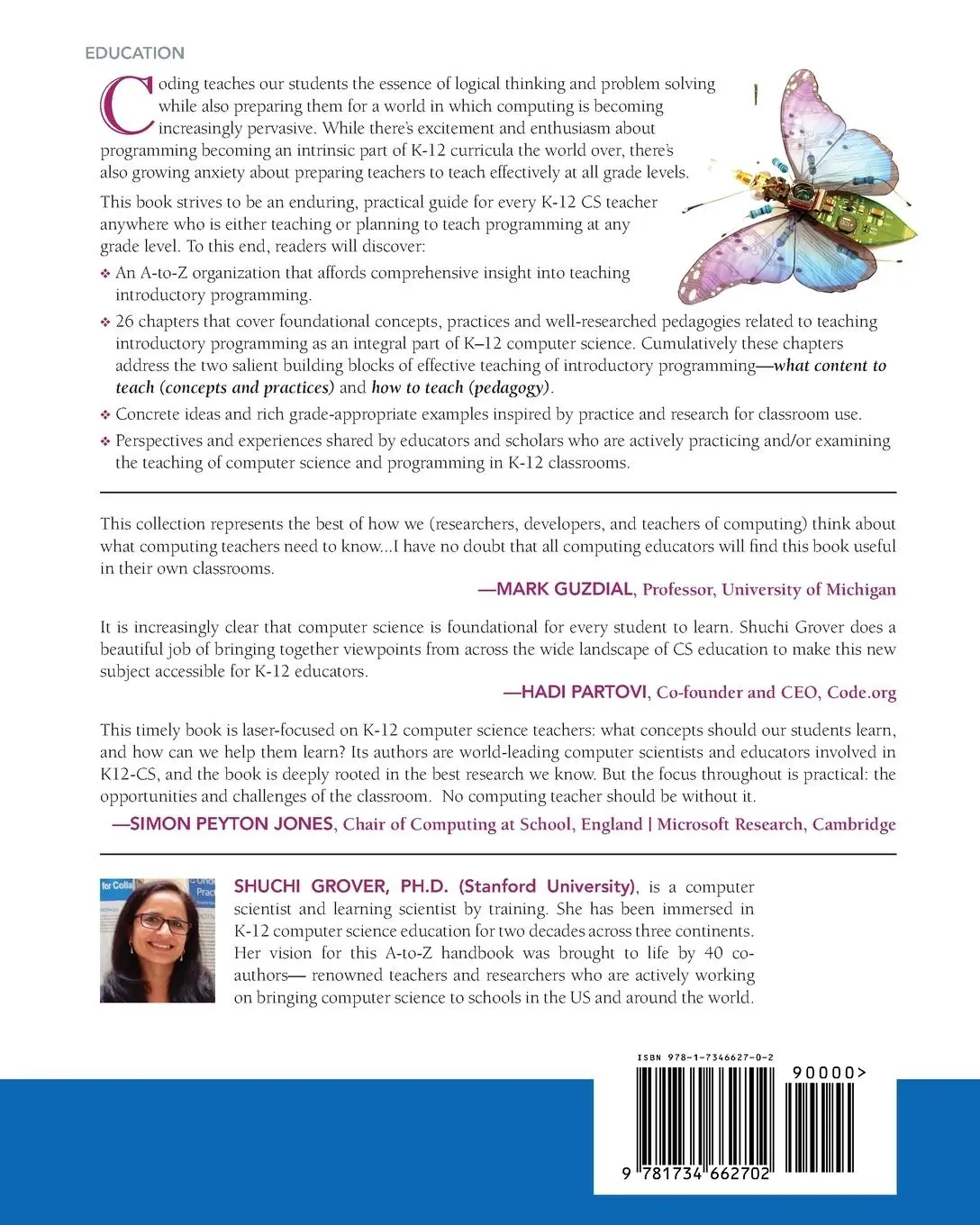 Rückseite: 9781734662702 | Computer Science in K-12 | An A-To-Z Handbook on Teaching Programming