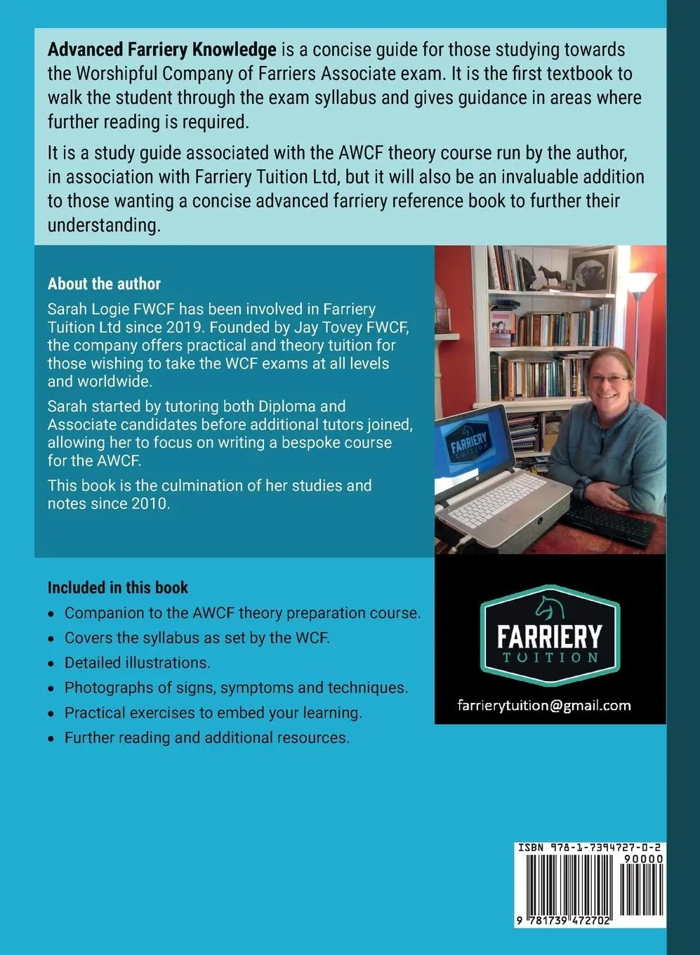 Rückseite: 9781739472702 | Advanced Farriery Knowledge | Sarah Logie | Buch | Englisch | 2023