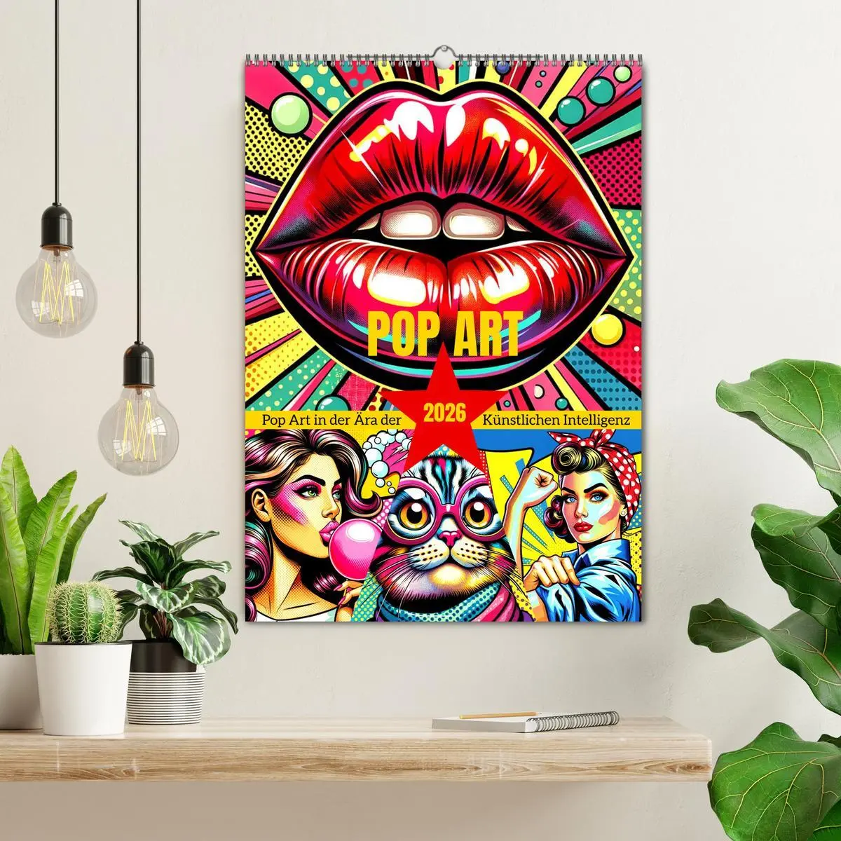 Bild: 9783516282702 | Pop Art - In der Ära der Künstlichen Intelligenz (Wandkalender 2026...