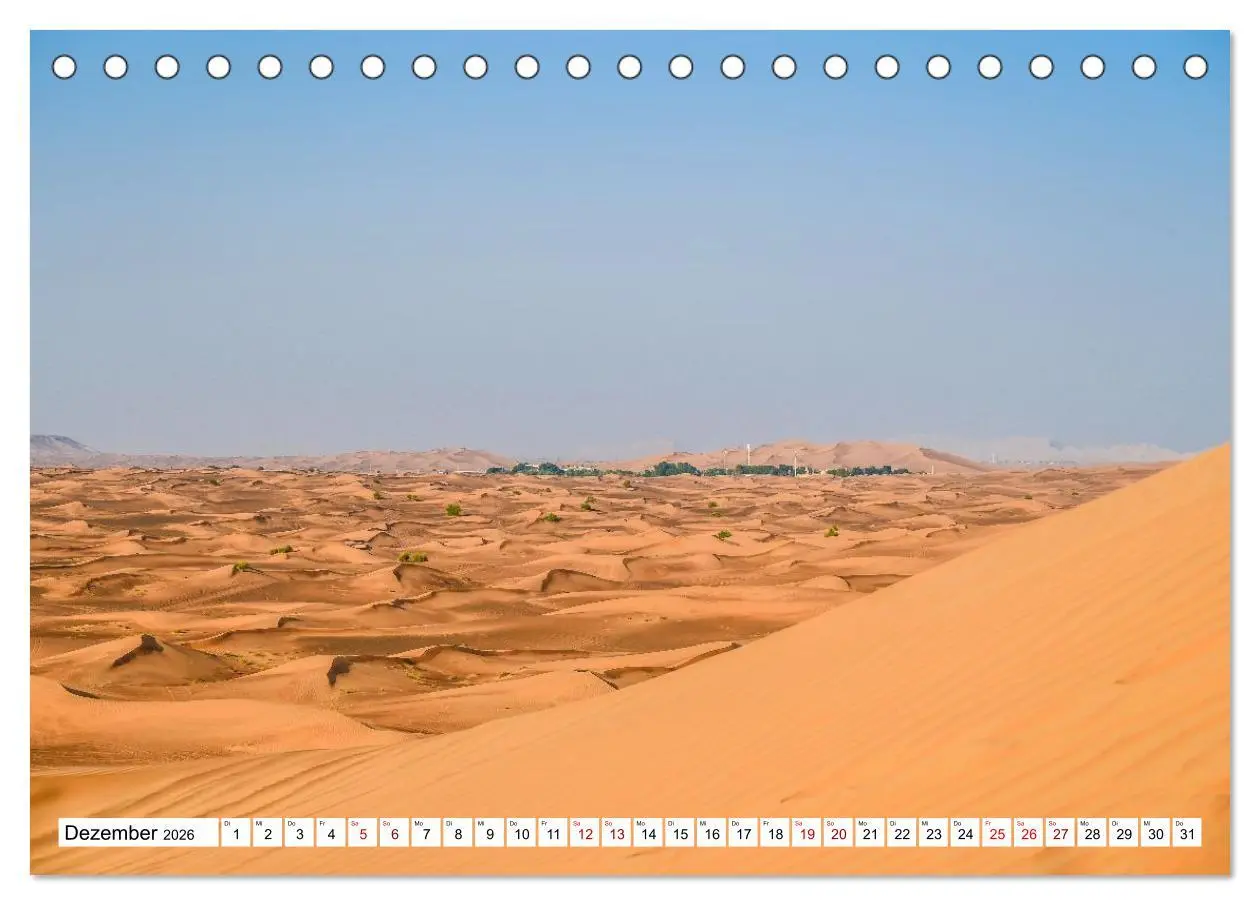 Bild: 9783516592702 | Wundervolles Dubai (Tischkalender 2026 DIN A5 quer), CALVENDO...