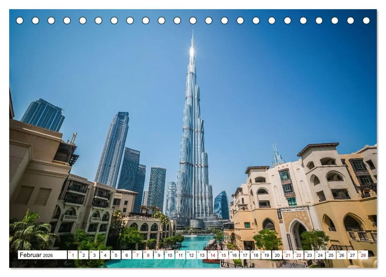 Bild: 9783516592702 | Wundervolles Dubai (Tischkalender 2026 DIN A5 quer), CALVENDO...