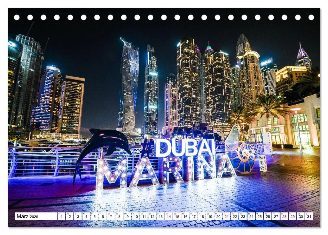 Bild: 9783516592702 | Wundervolles Dubai (Tischkalender 2026 DIN A5 quer), CALVENDO...