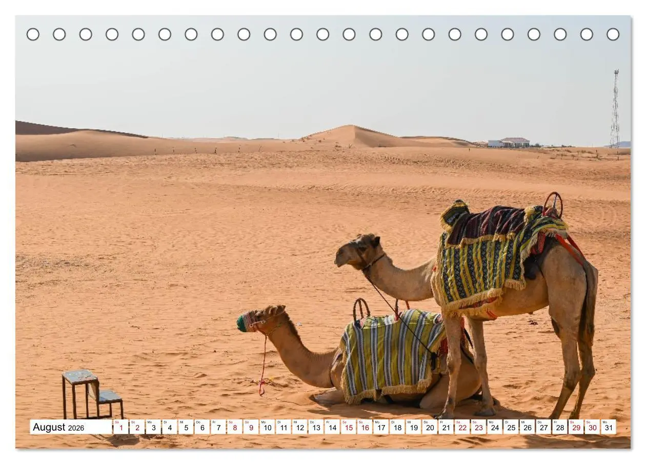 Bild: 9783516592702 | Wundervolles Dubai (Tischkalender 2026 DIN A5 quer), CALVENDO...