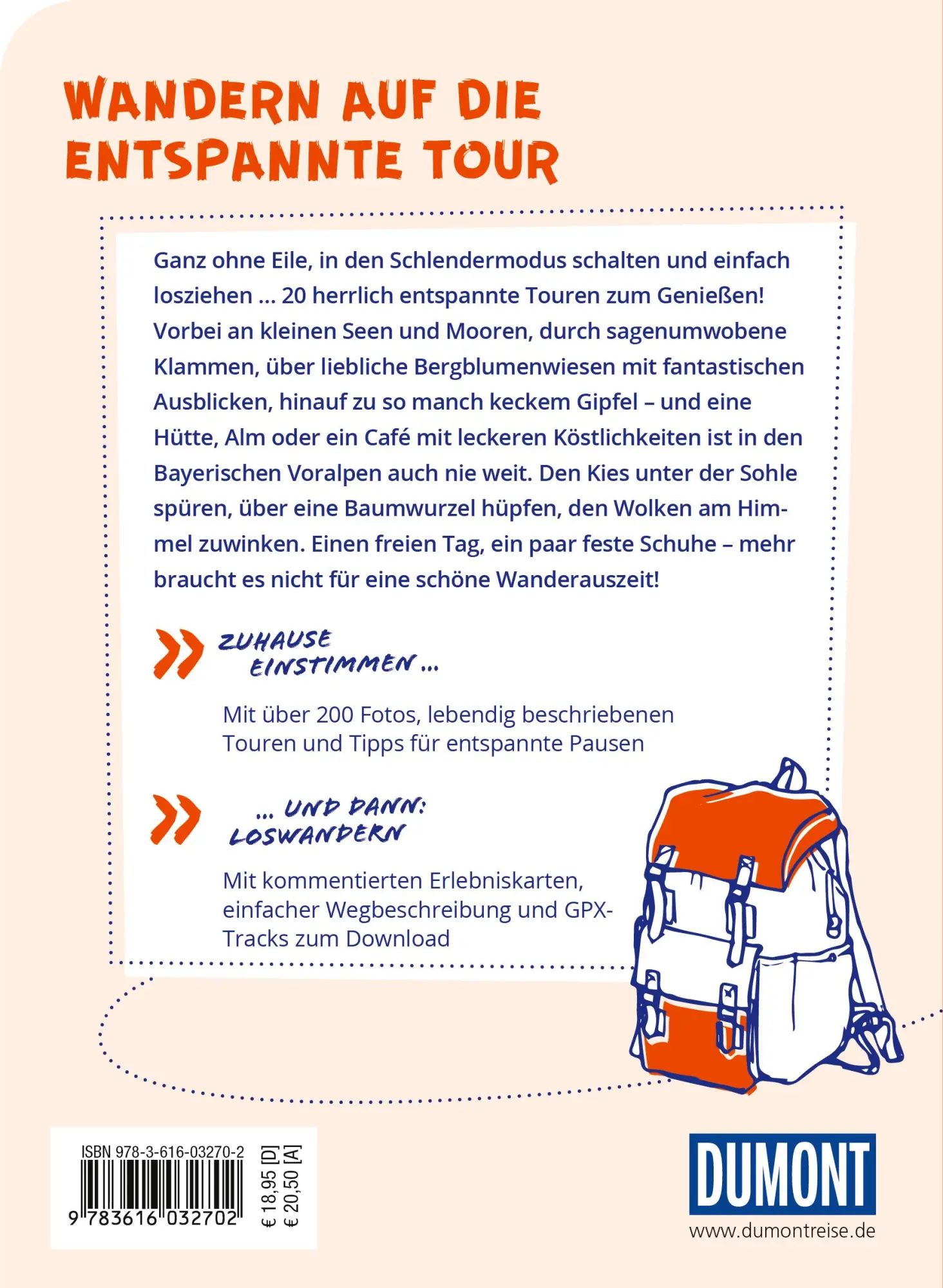 Rückseite: 9783616032702 | DUMONT Wanderzeit in den Bayerischen Voralpen | Nadine Ormo | Buch