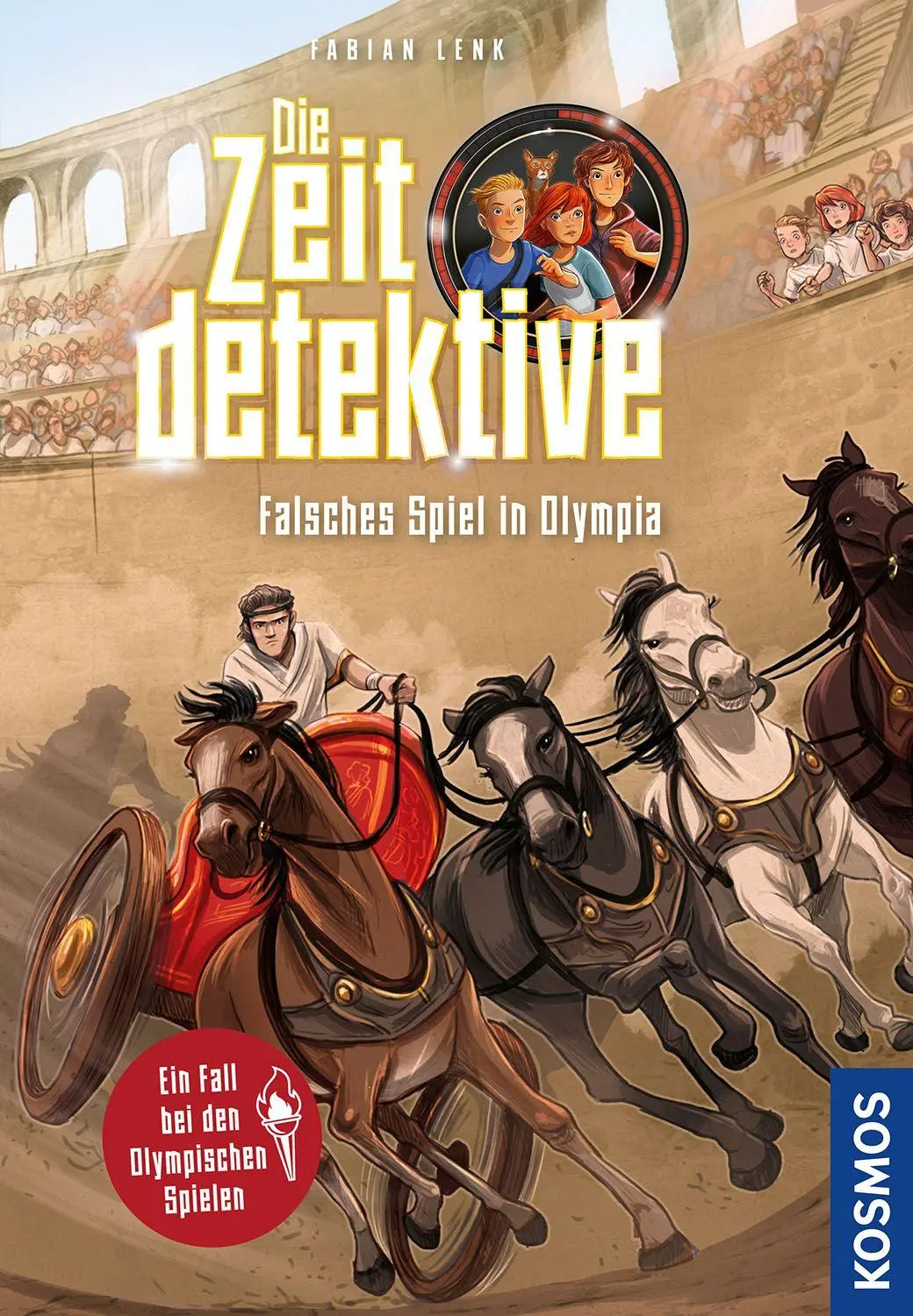 Cover: 9783440182802 | Die Zeitdetektive, 9, Falsches Spiel in Olympia | Fabian Lenk | Buch