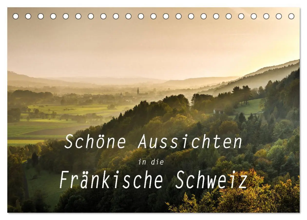 Cover: 9783457872802 | Schöne Aussichten in die Fränkische Schweiz (Tischkalender 2026 DIN...