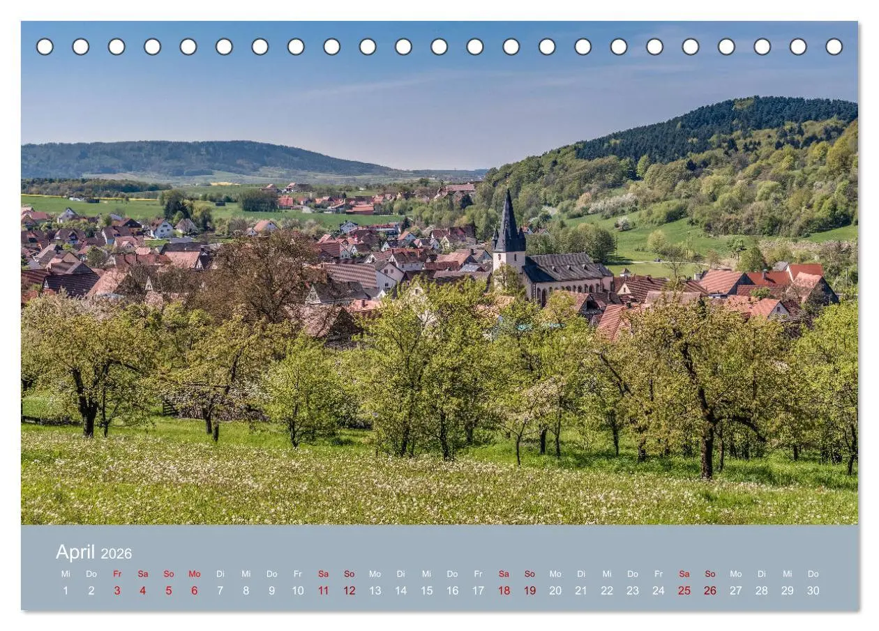 Bild: 9783457872802 | Schöne Aussichten in die Fränkische Schweiz (Tischkalender 2026 DIN...